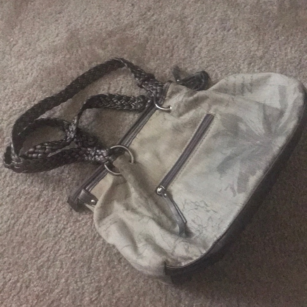 Silver purse in okay condition